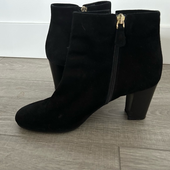Studio Pollini 🇮🇹 Black Suede Ankle Boots - Picture 4 of 8